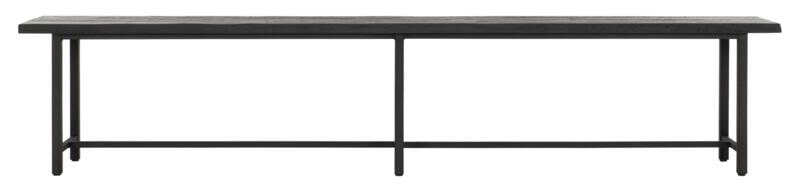 DTP Home Eetkamerbank 'Beam' Teakhout, 240cm, kleur Zwart