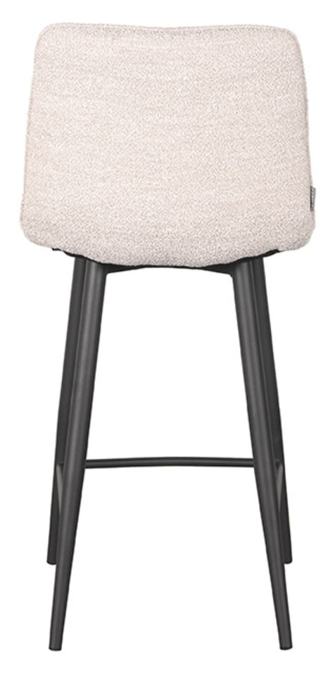 LABEL51 Barkruk 'Jelt' Bouclé, kleur Naturel (zithoogte 65cm)