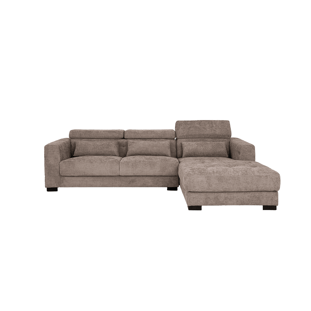 Tower Living 3-zits Loungebank 'Brighton' Rechts, kleur Taupe