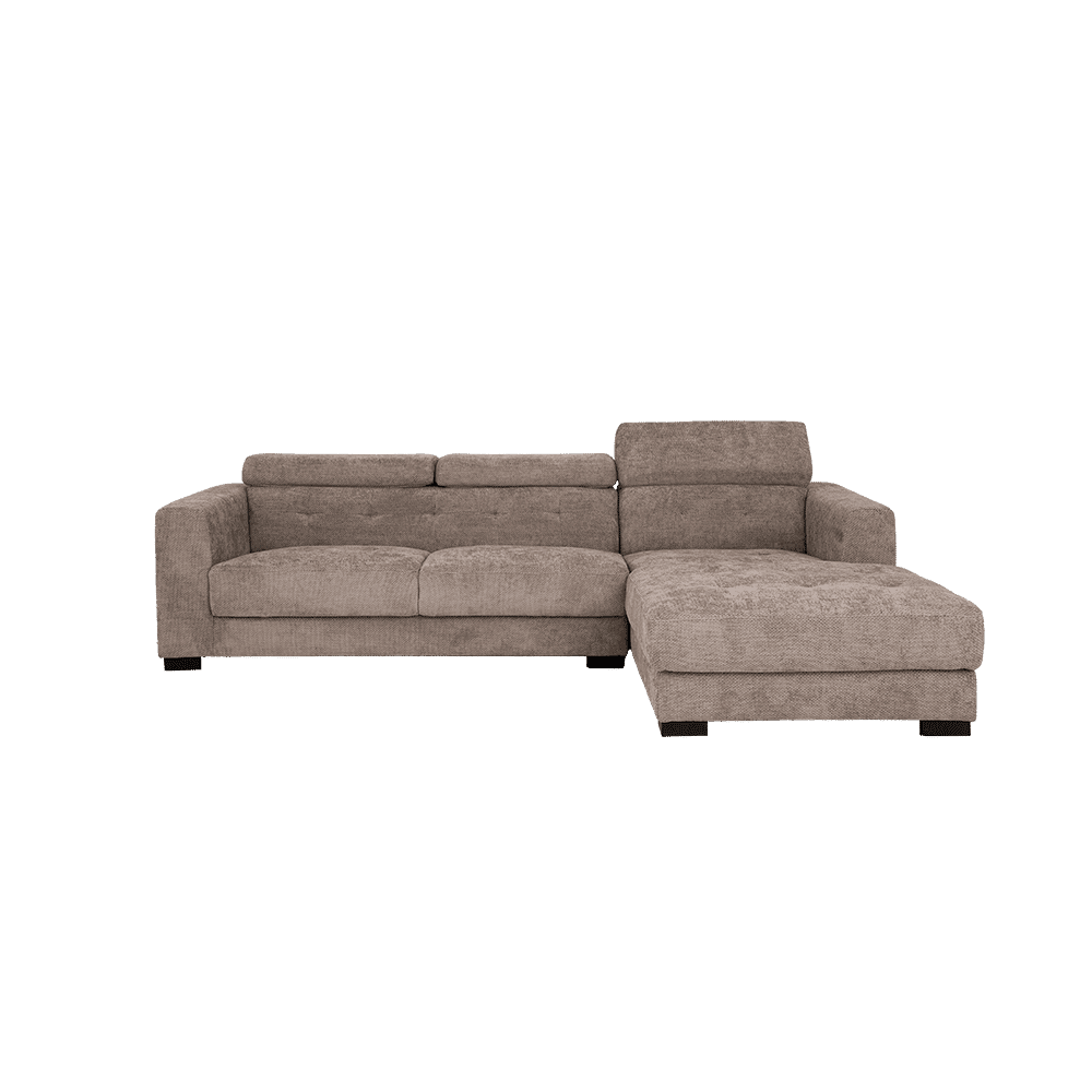Tower Living 3-zits Loungebank 'Brighton' Rechts, kleur Taupe
