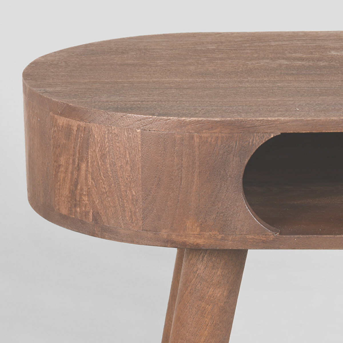 LABEL51 Bureau/Sidetable 'Bella' Espresso Mangohout, 120cm