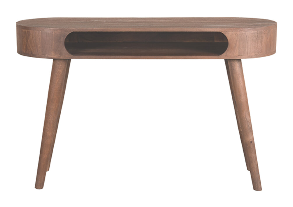 LABEL51 Bureau/Sidetable 'Bella' Espresso Mangohout, 120cm