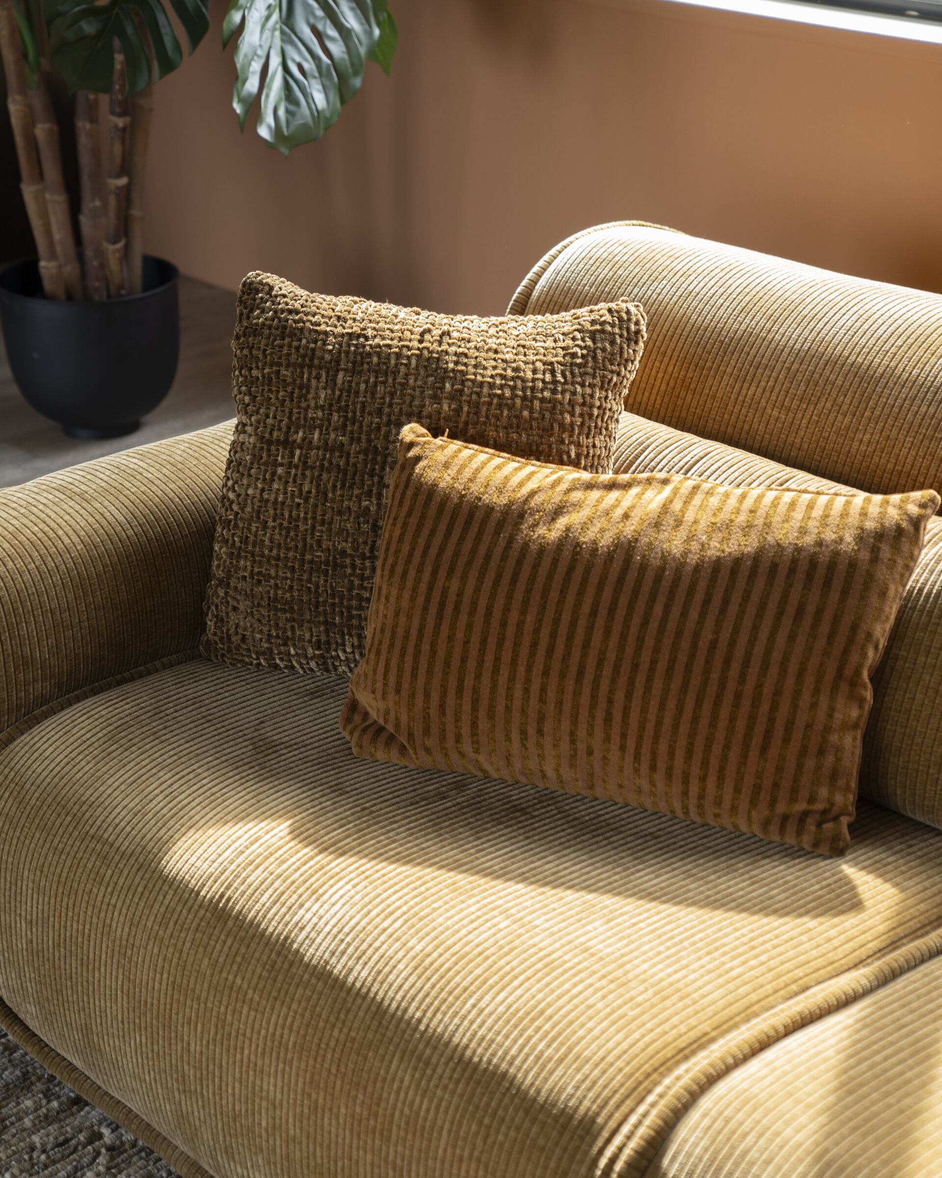 By-Boo Sierkussen 'Sirun' 40 x 60cm, kleur terracotta