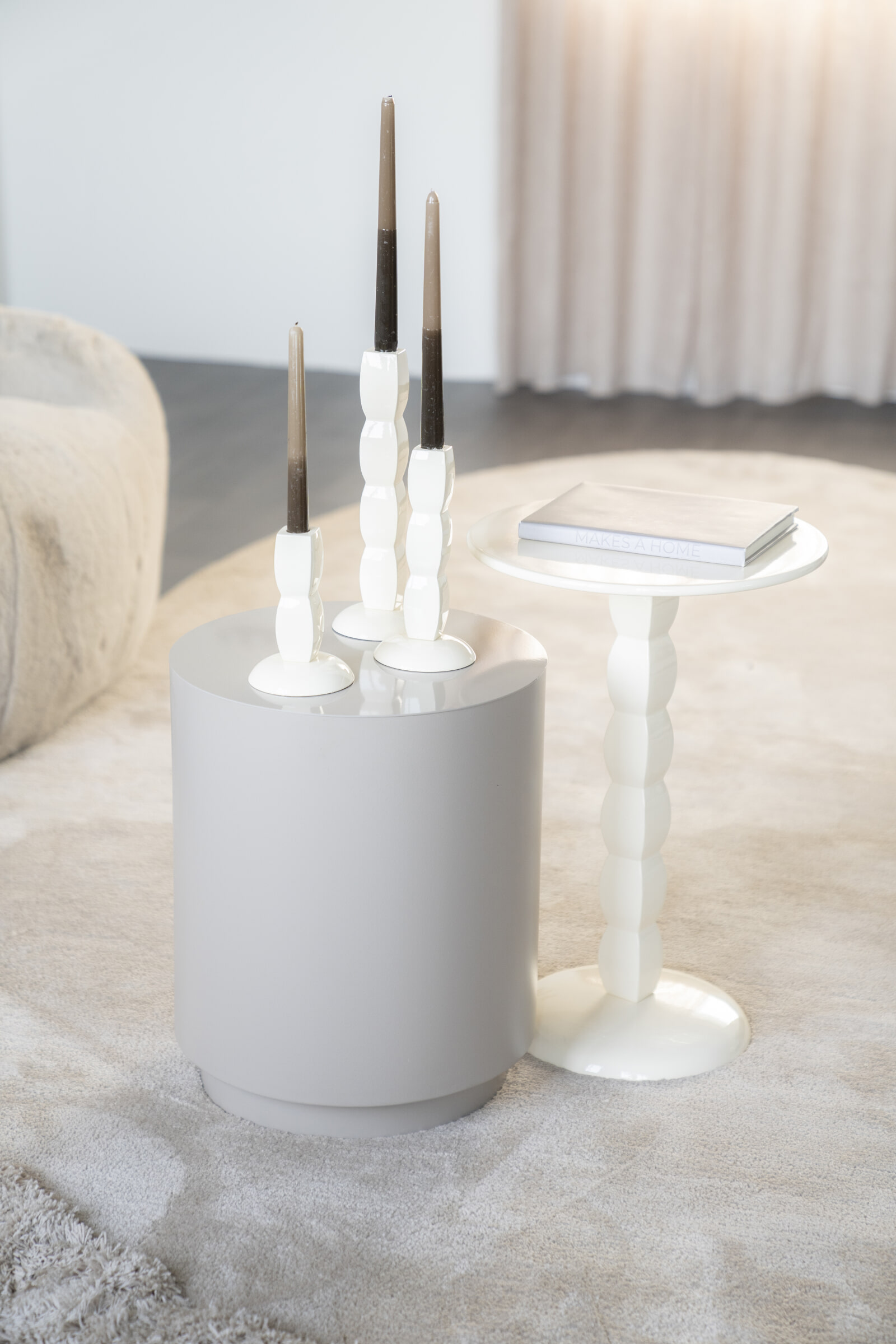 By-Boo Kaarshouder 'Prinz' Set van 3 stuks, kleur Beige