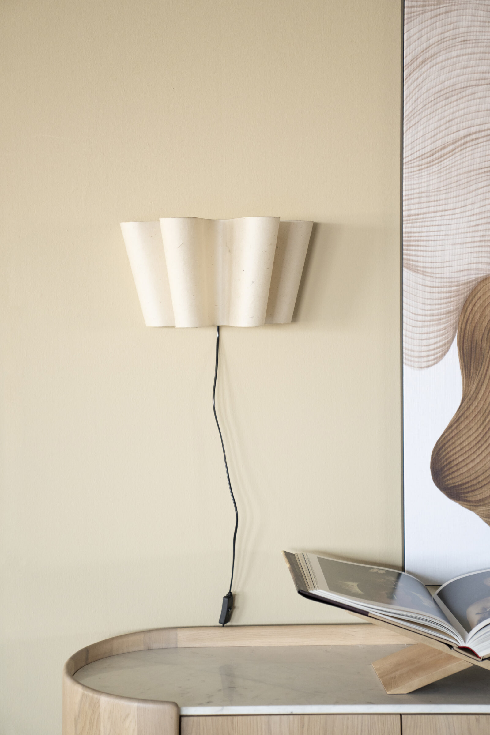 By-Boo Wandlamp 'Meander' Handgemaakt papier