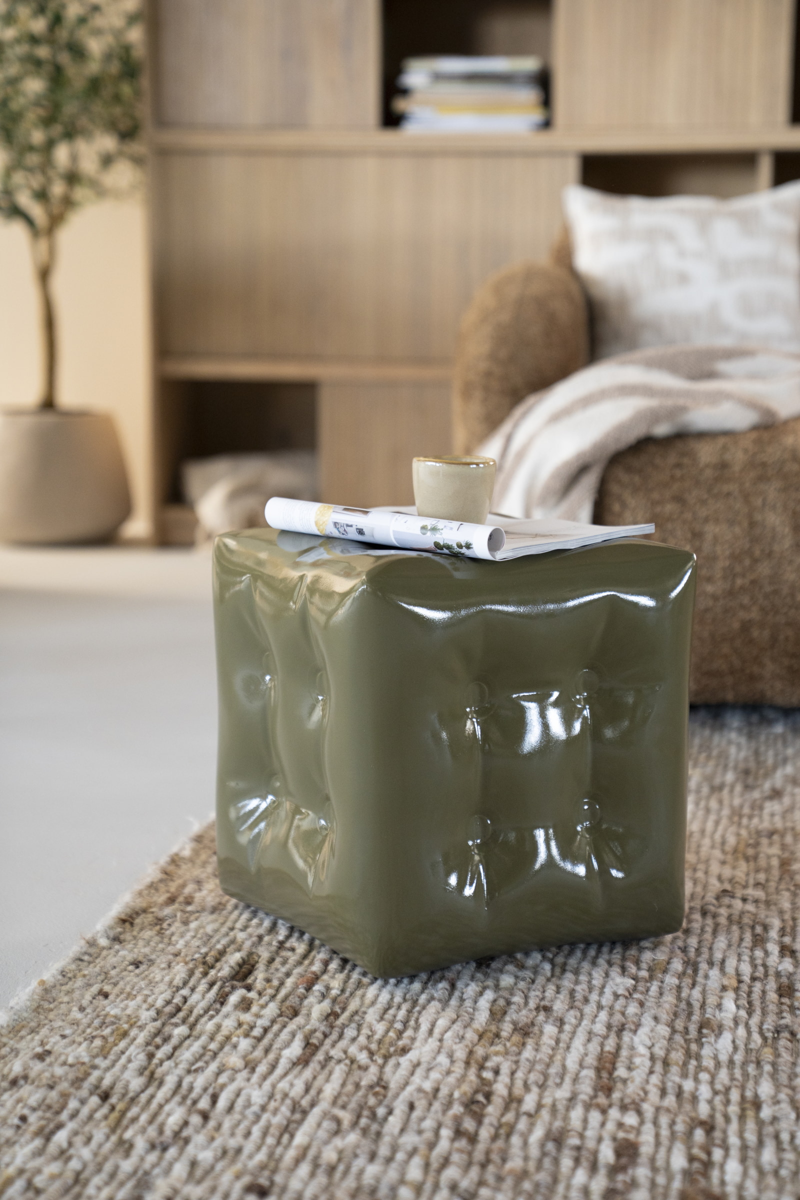 By-Boo Kruk 'Capti' Magnesium Oxide, kleur Groen