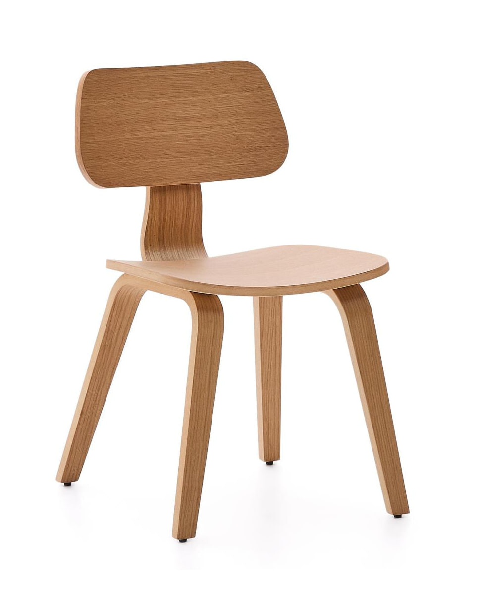 Kave Home Eetkamerstoel 'Gena' Rubberhout