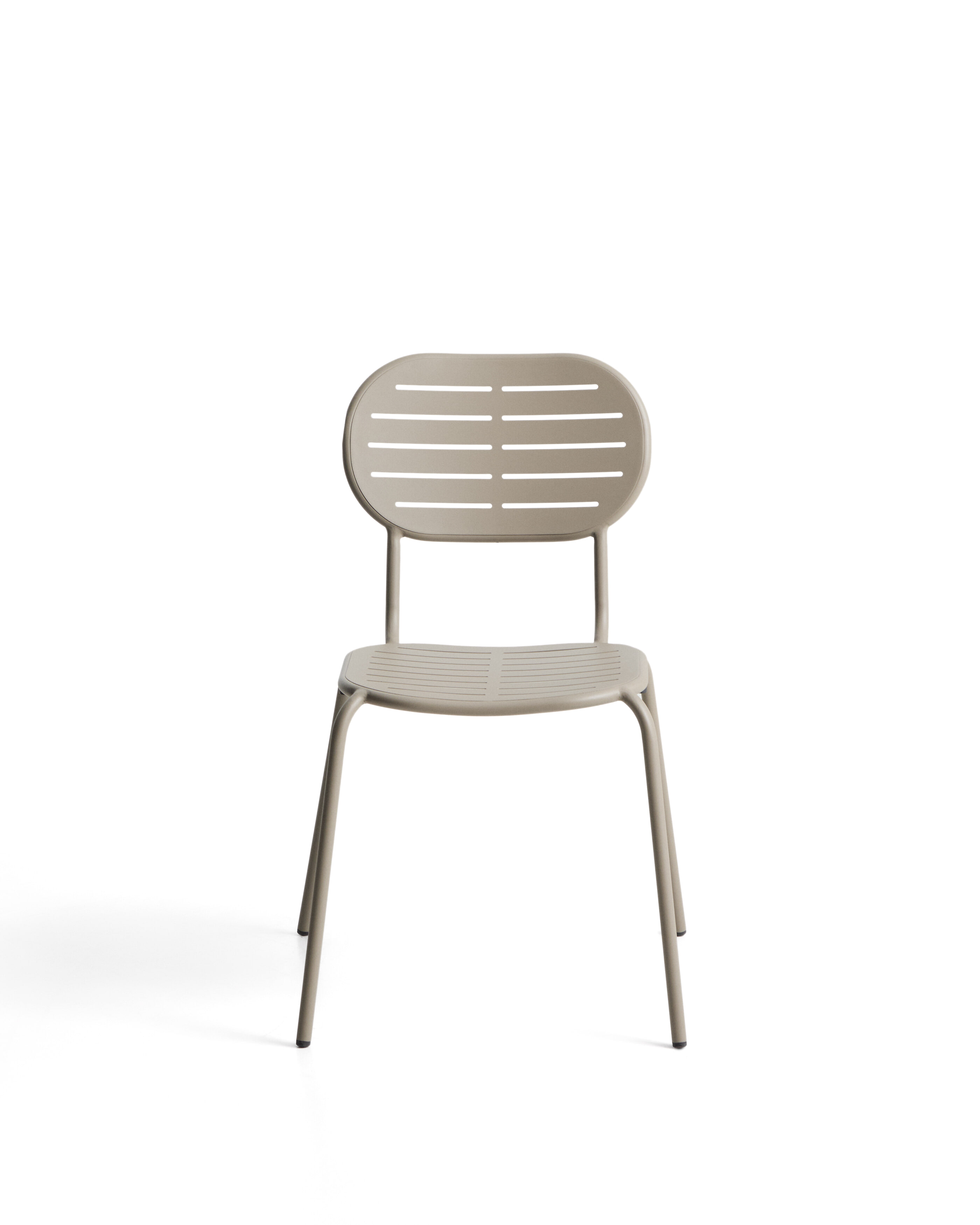Kave Home Tuinstoel 'Brai' Staal, kleur Beige