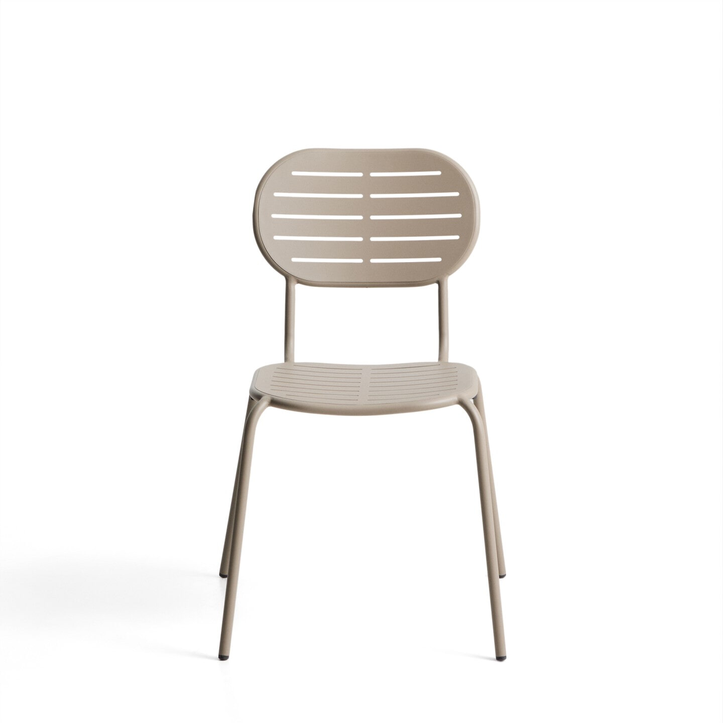 Kave Home Tuinstoel 'Brai' Staal, kleur Beige