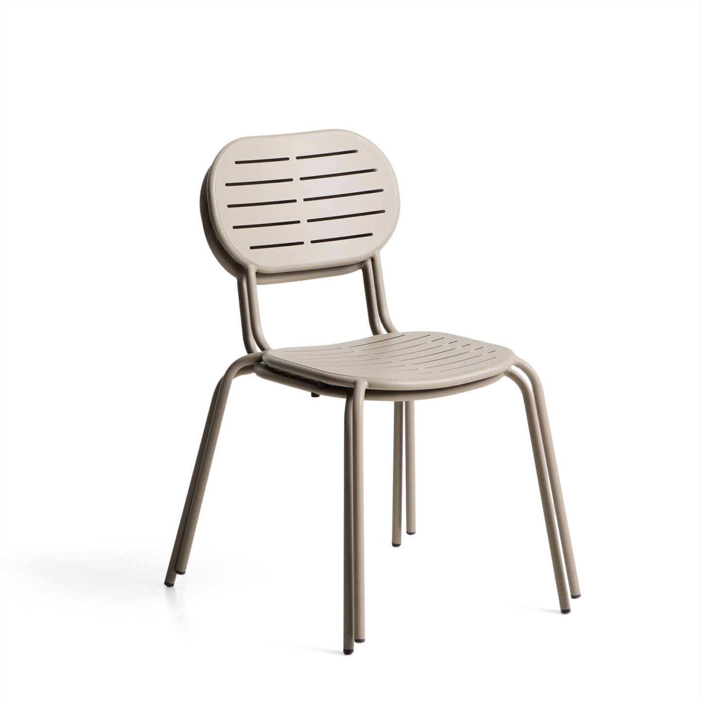 Kave Home Tuinstoel 'Brai' Staal, kleur Beige
