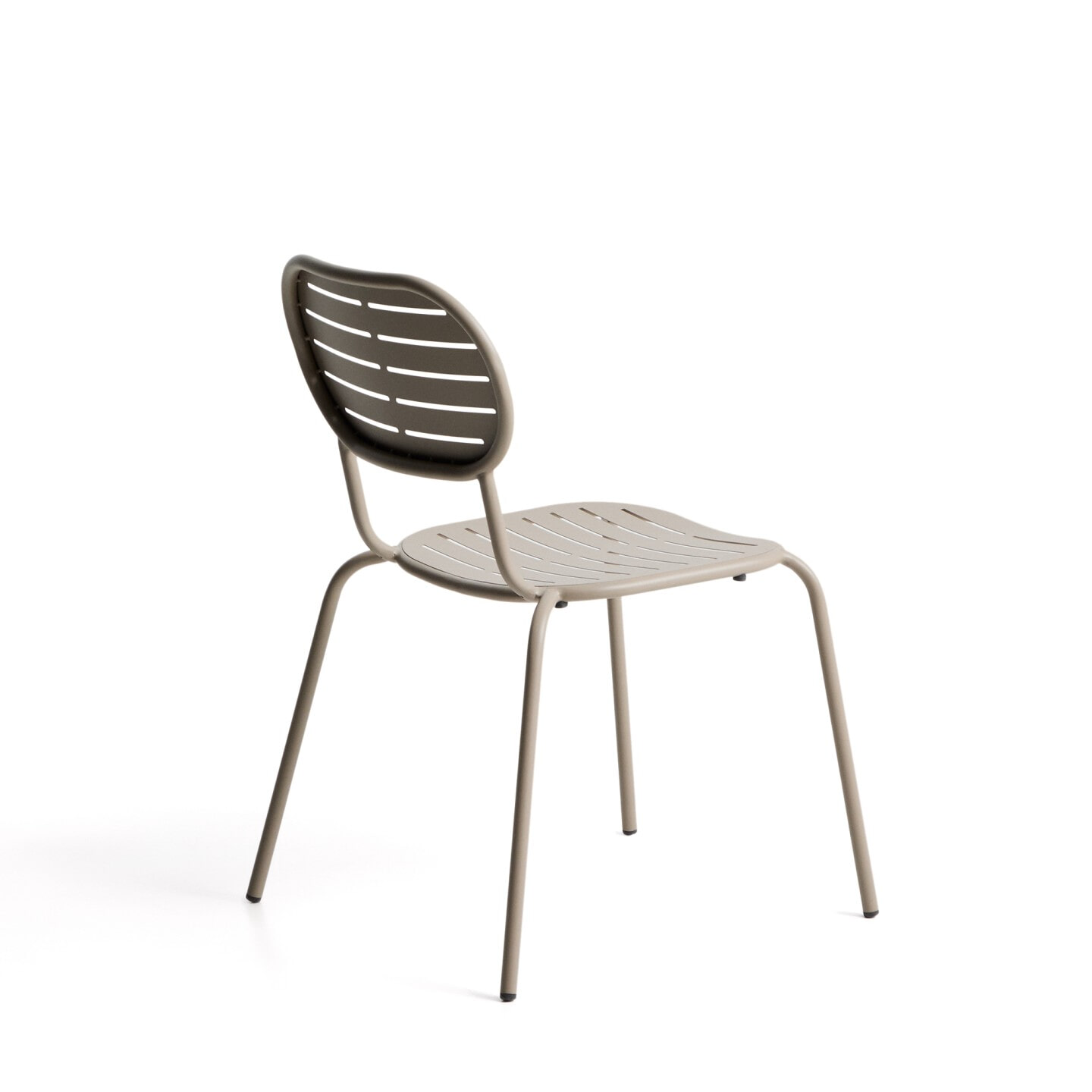 Kave Home Tuinstoel 'Brai' Staal, kleur Beige