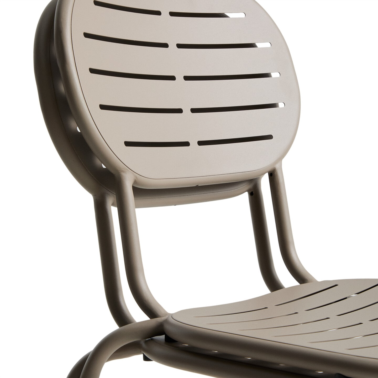 Kave Home Tuinstoel 'Brai' Staal, kleur Beige