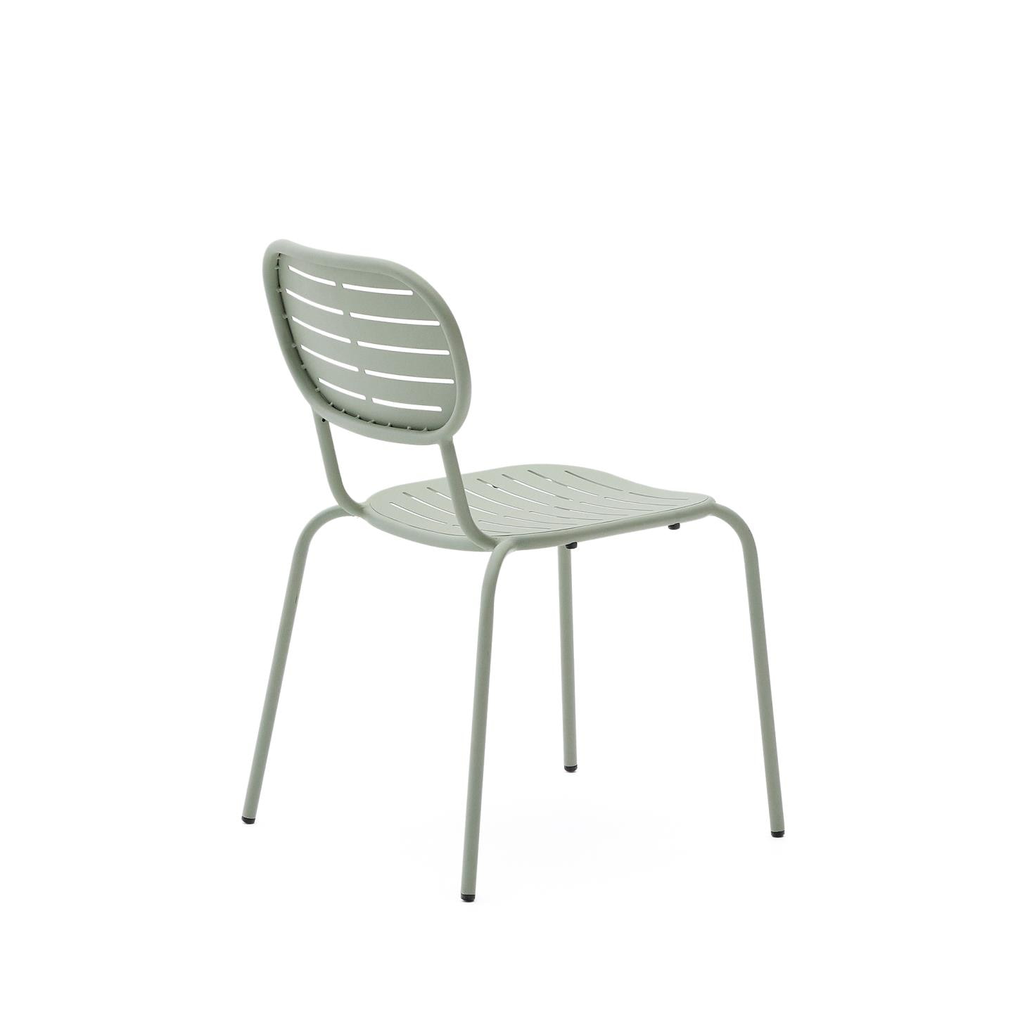 Kave Home Tuinstoel 'Brai' Staal, kleur Turquoise