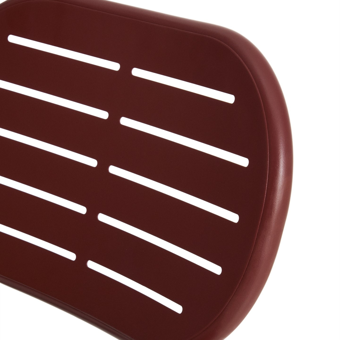 Kave Home Tuinstoel 'Brai' Staal, kleur Donkerrood