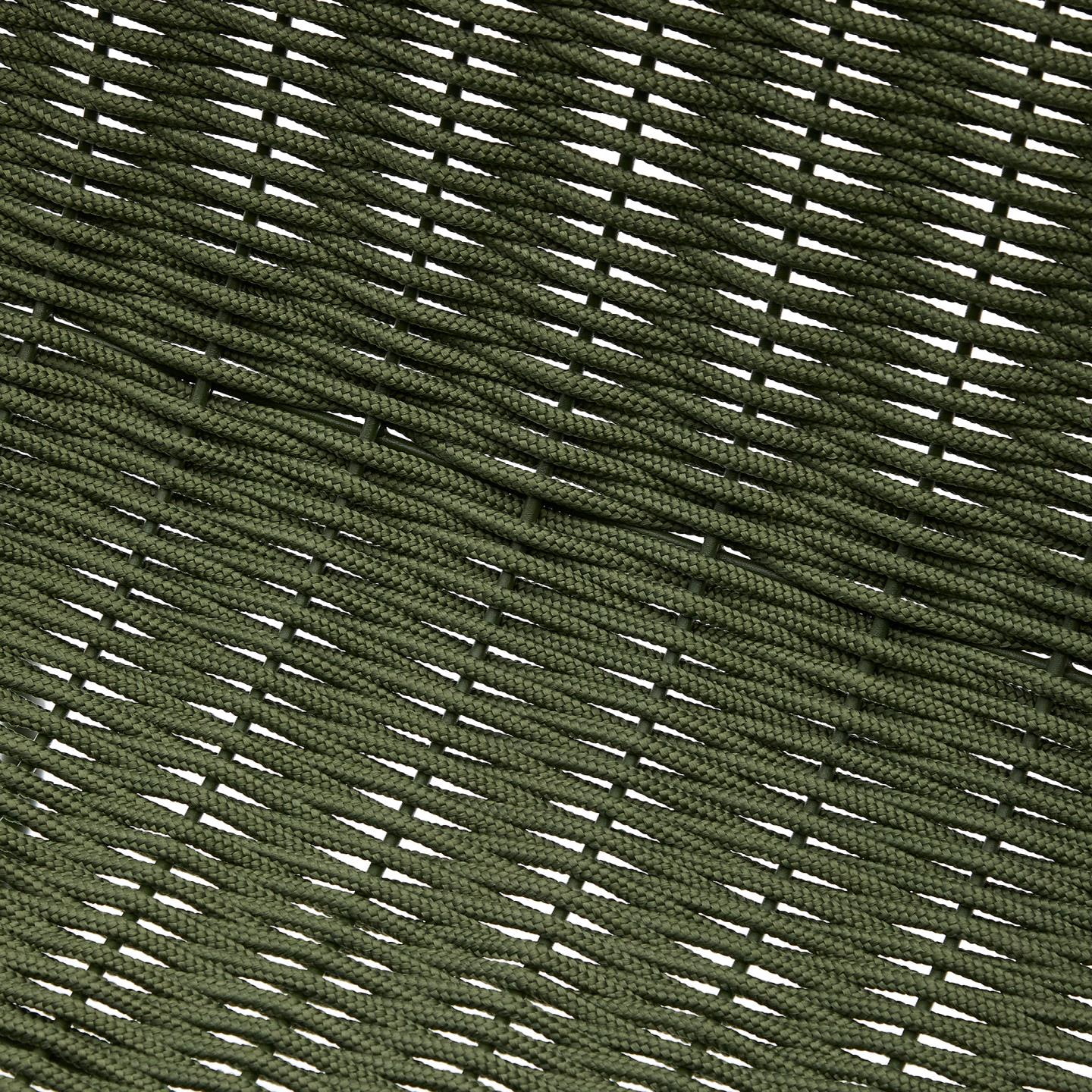 Kave Home Tuinstoel 'Maurina' Touw en staal, kleur Groen