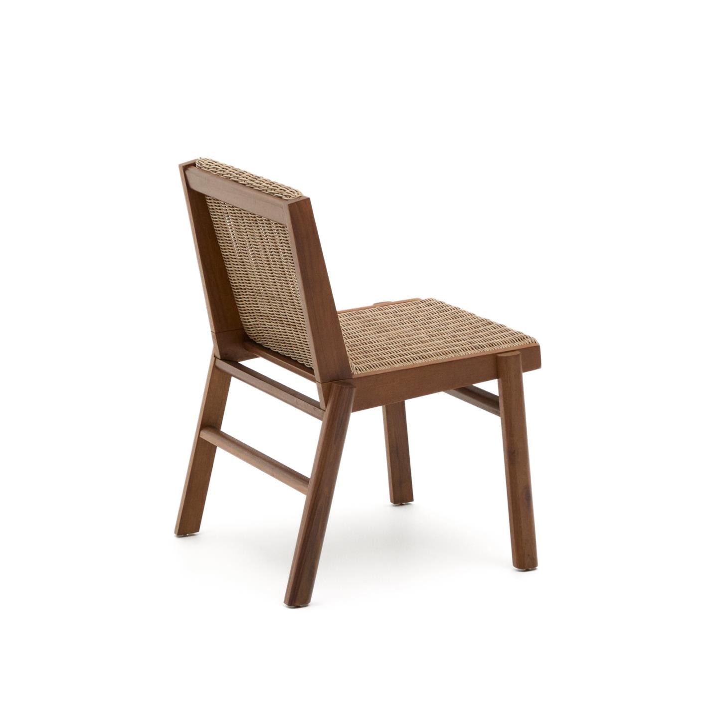 Kave Home Tuinstoel 'Itani' Acaciahout en rattan
