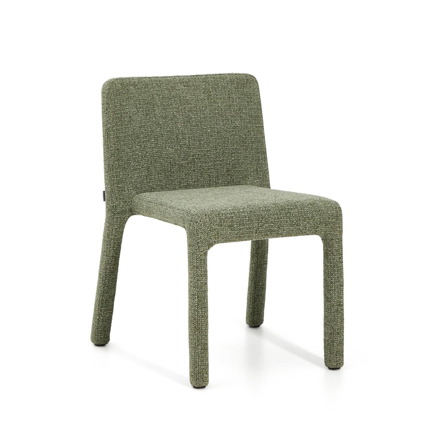 Kave Home Eetkamerstoel Loria Chenille - Groen