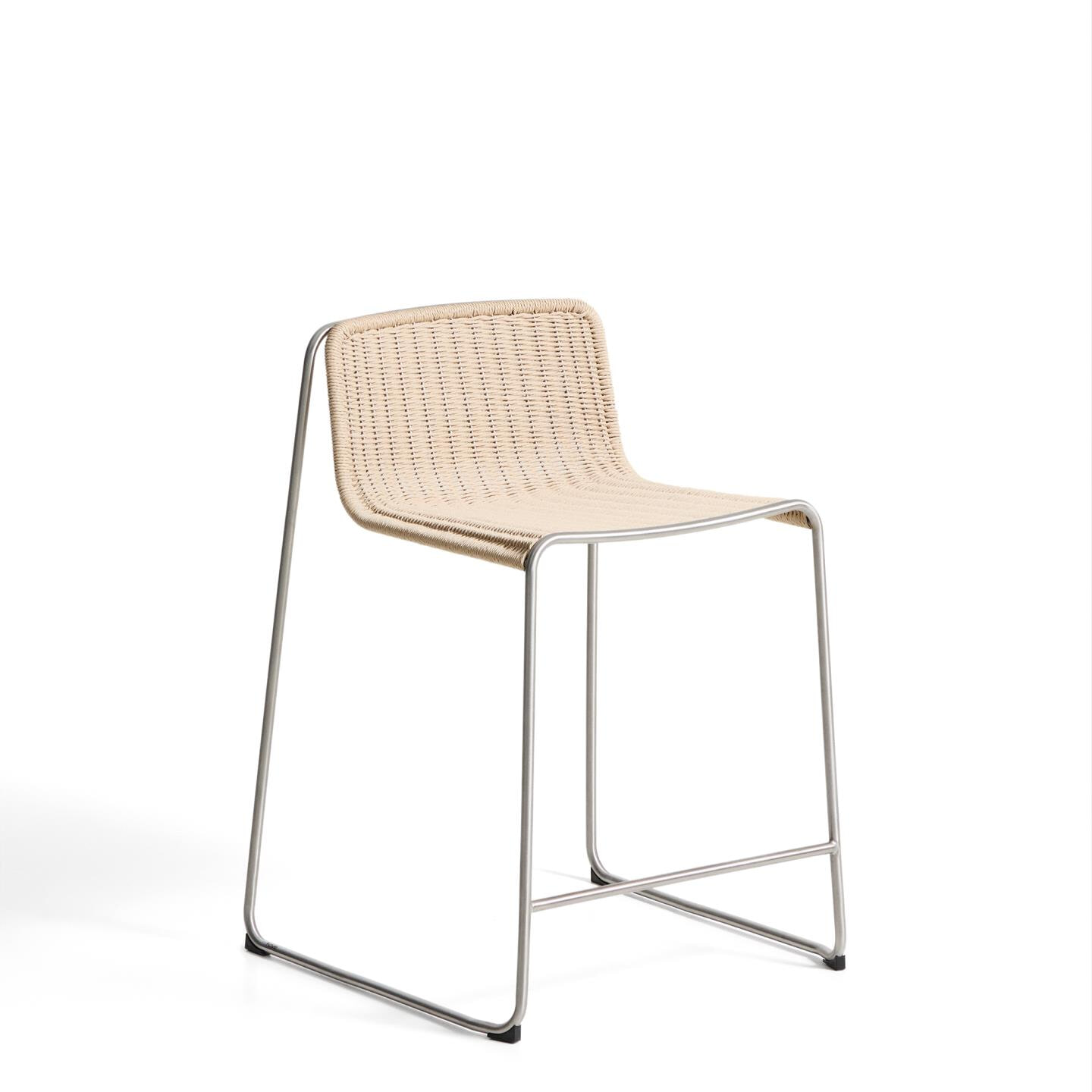 Kave Home Barkruk 'Tavari' Touw en staal