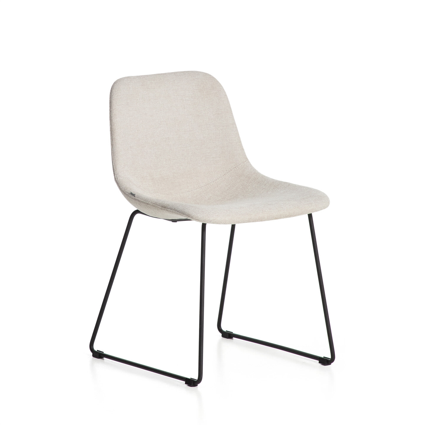 Kave Home Eetkamerstoel Zahara Stof - Beige