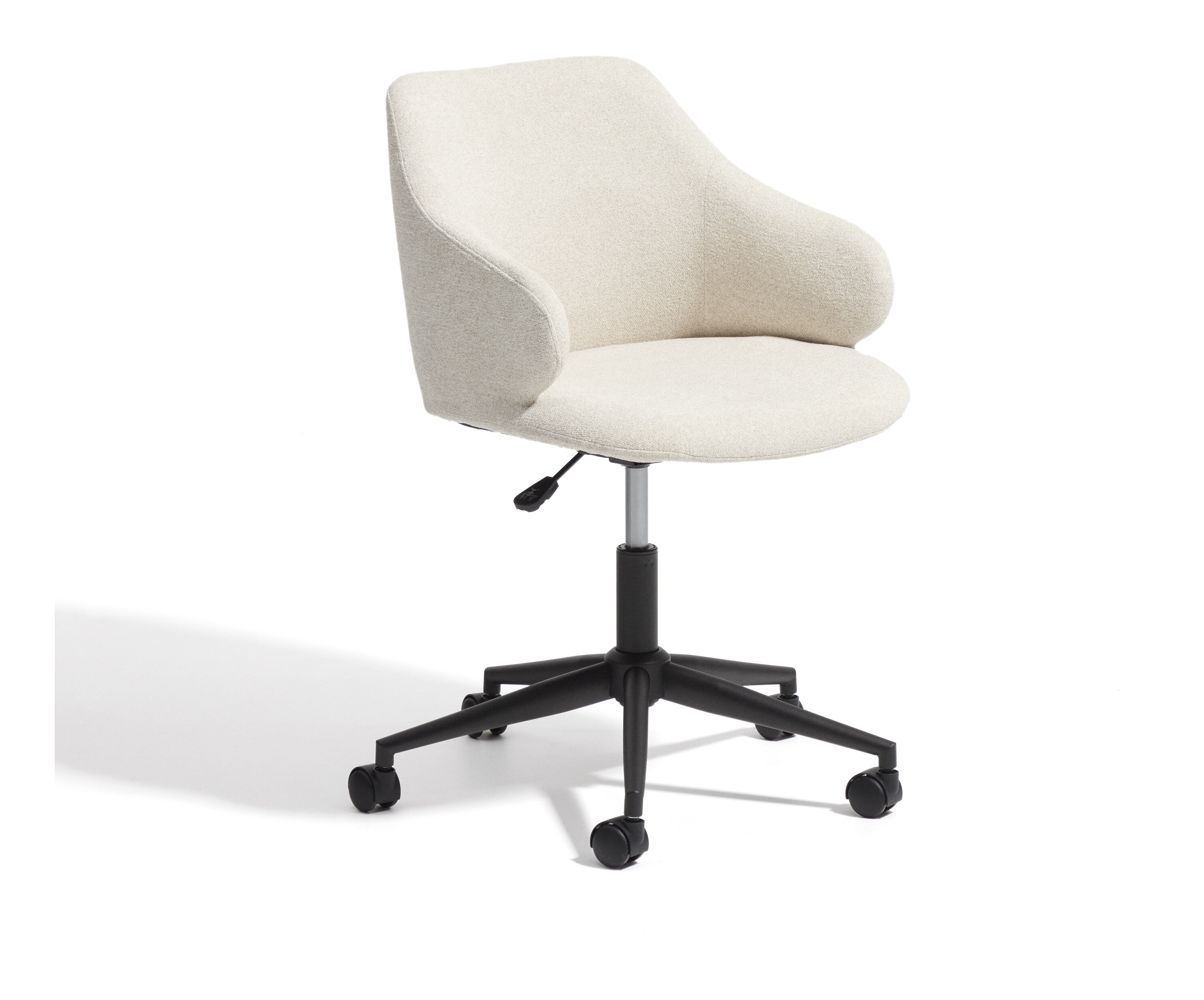 Kave Home Bureaustoel Einara Chenille - Beige