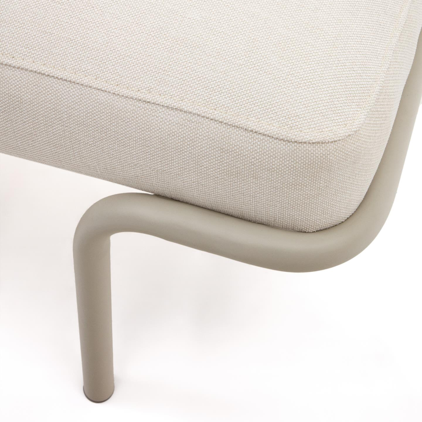 Kave Home Halbank 'Compo' Chenille, 130cm, kleur Beige