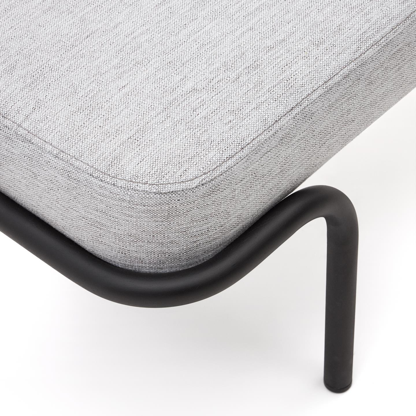 Kave Home Halbank 'Compo' 130cm, kleur Grijs