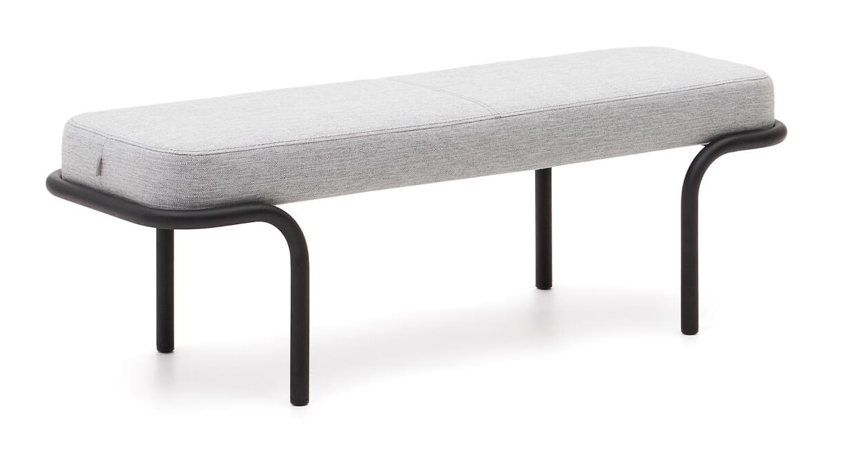 Kave Home Halbank 'Compo' 130cm, kleur Grijs
