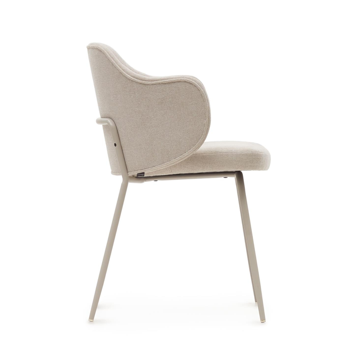 Kave Home Eetkamerstoel 'Yunia' kleur Beige