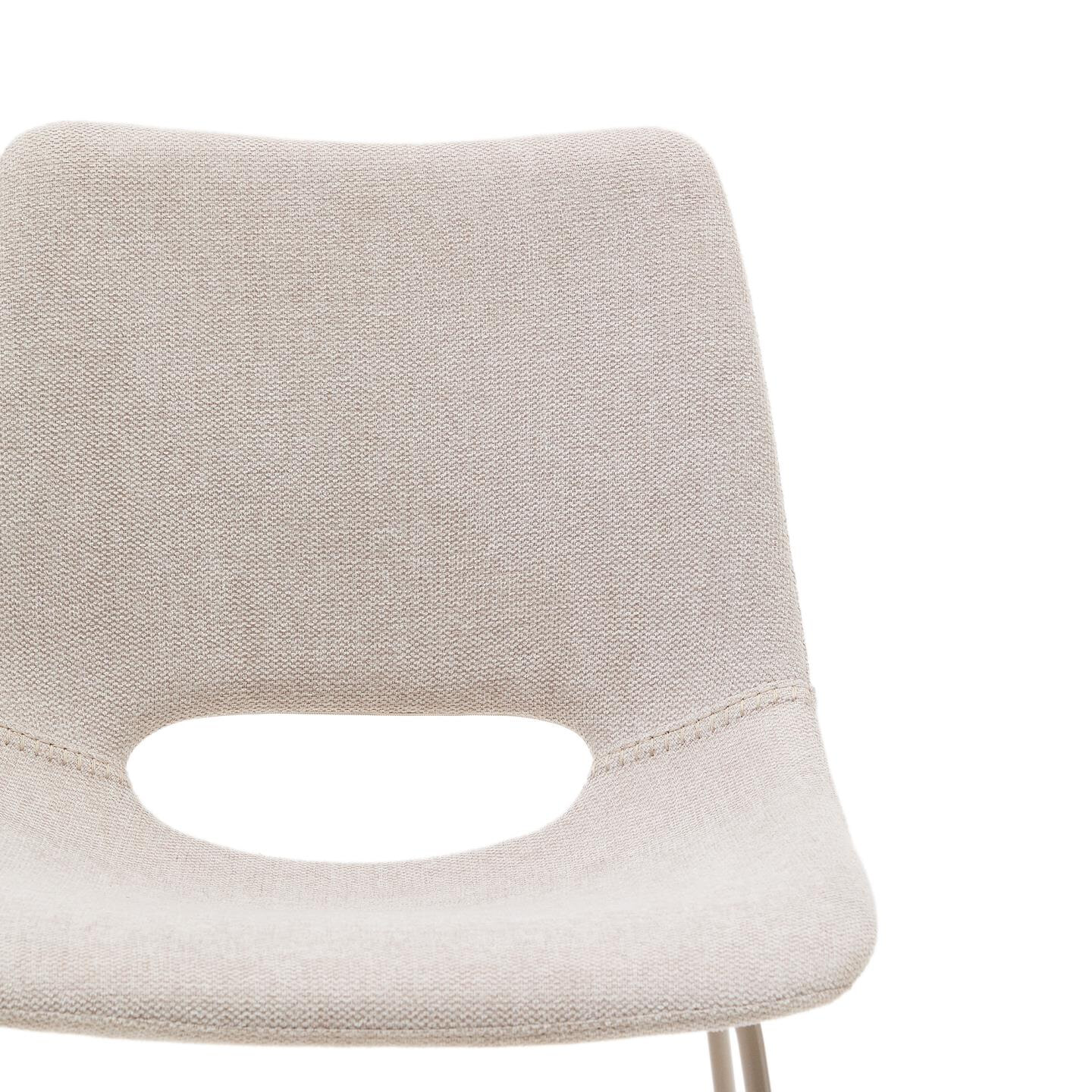 Kave Home Eetkamerstoel 'Zahara' kleur Beige