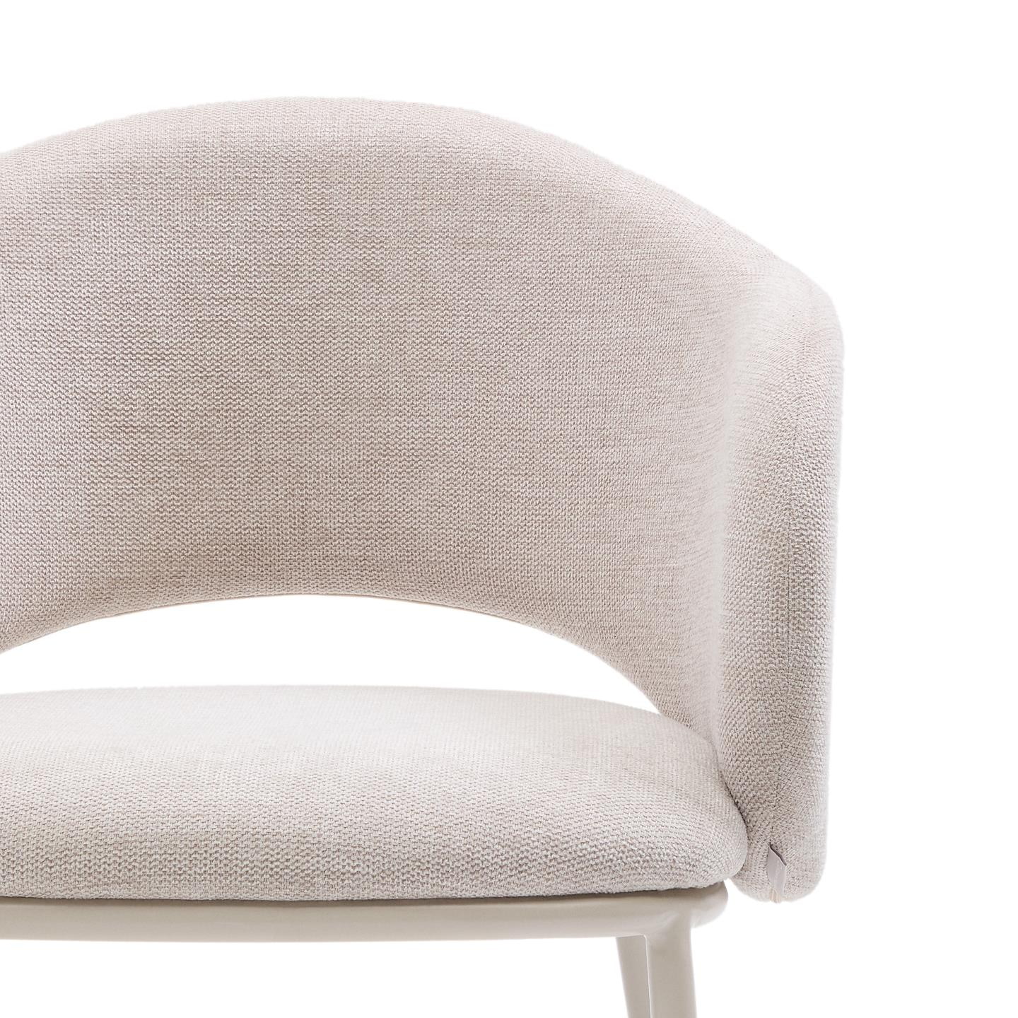 Kave Home Eetkamerstoel 'Maina' kleur Beige