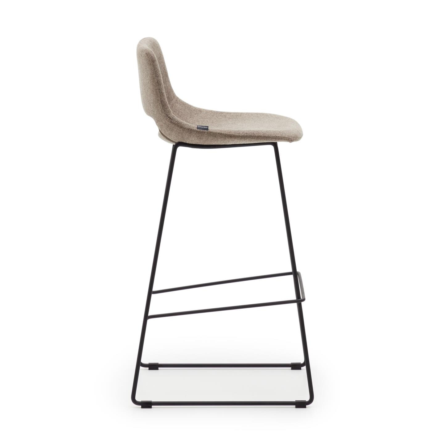 Kave Home Barkruk 'Zahara' kleur Bruin (zithoogte 75cm)
