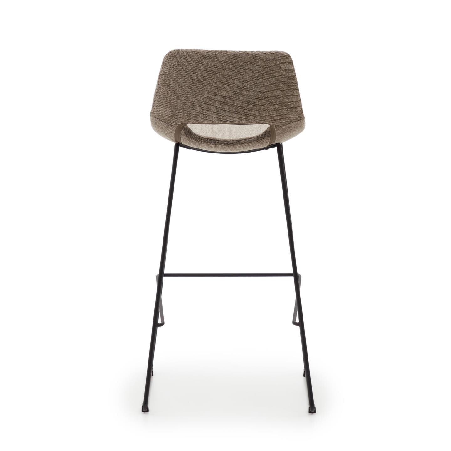 Kave Home Barkruk 'Zahara' kleur Bruin (zithoogte 75cm)