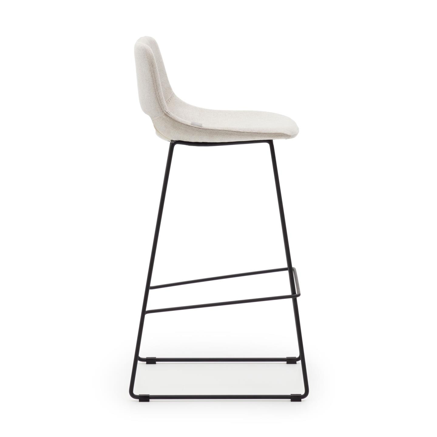 Kave Home Barkruk 'Zahara' kleur Beige (zithoogte 75cm)