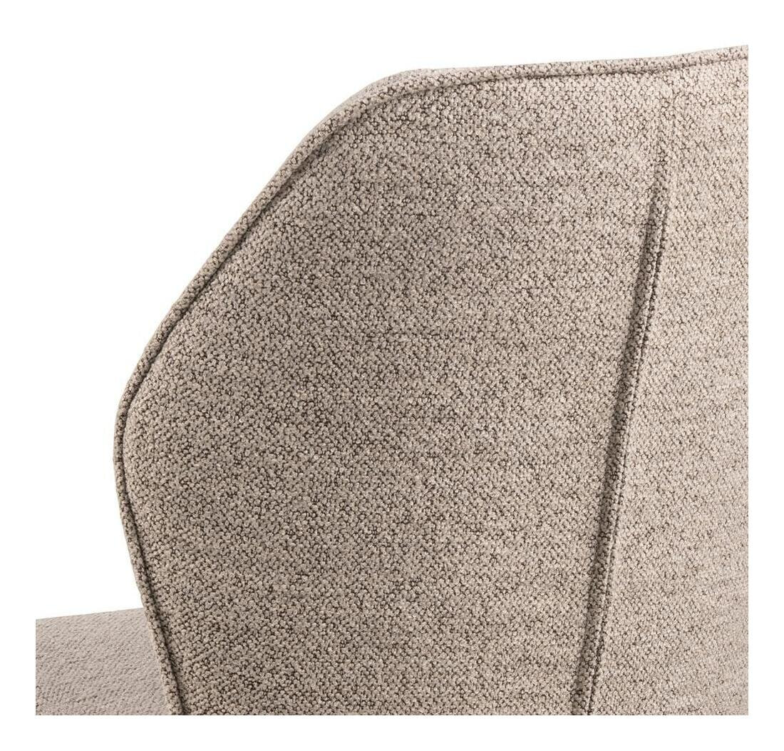 Bendt Draaibare Eetkamerstoel 'Chandler' Bouclé, kleur Beige