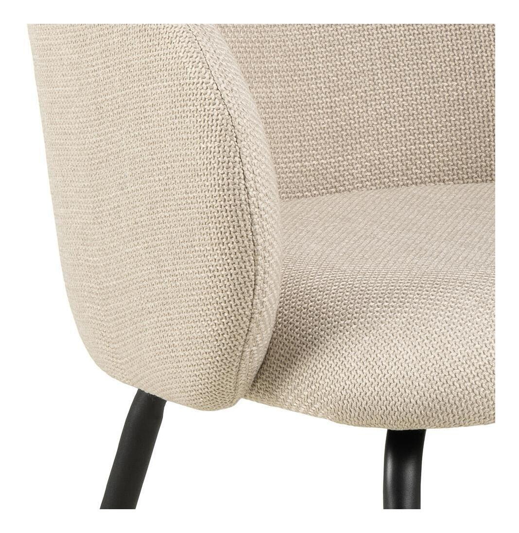 Bendt Eetkamerstoel 'Cristi' Structuurstof, kleur Beige