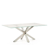 Kave Home Eettafel 'Argo' Keramiek, 200 x 100cm, kleur Wit