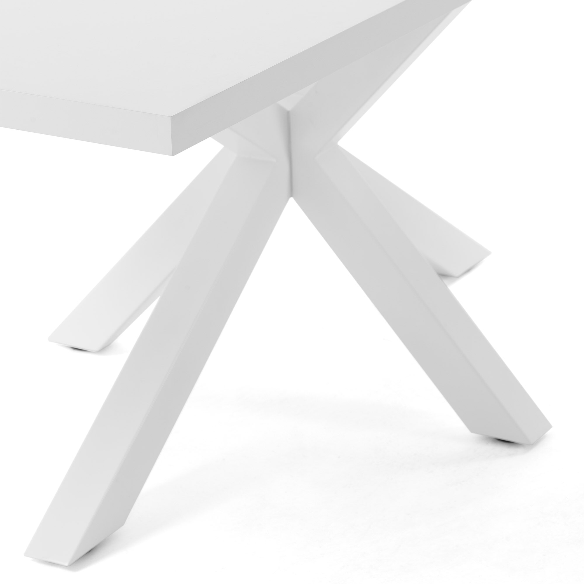 Kave Home Eettafel 'Argo' Wit, 180 x 100cm