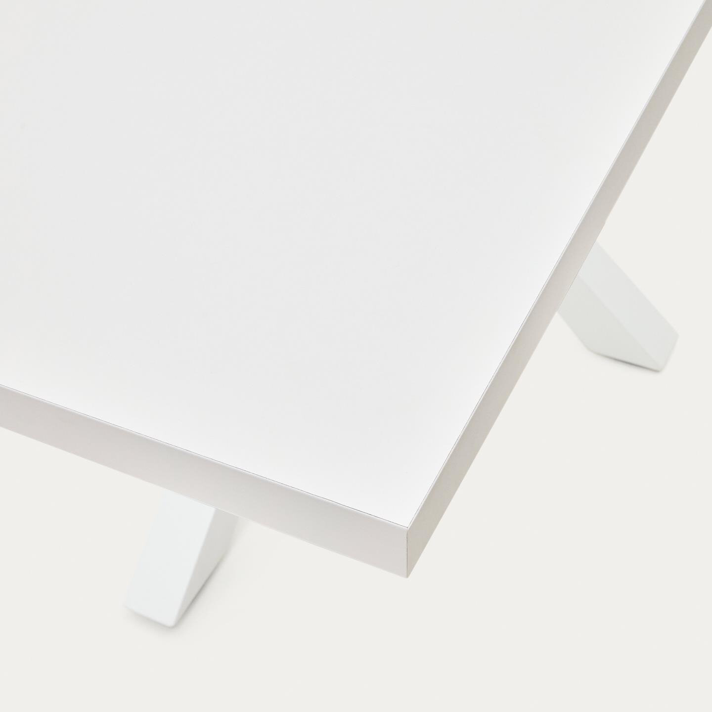 Kave Home Eettafel 'Argo' Wit, 180 x 100cm