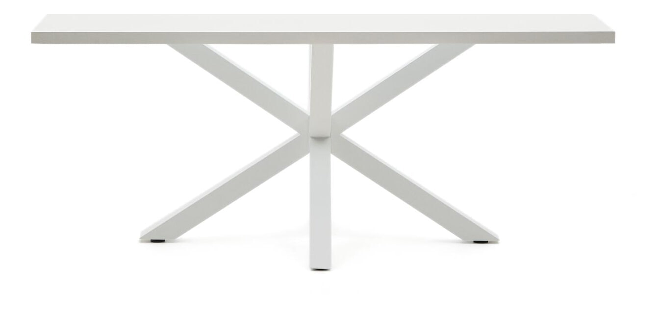 Kave Home Eettafel 'Argo' Wit, 180 x 100cm