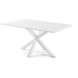 Kave Home Eettafel 'Argo' Wit, 180 x 100cm