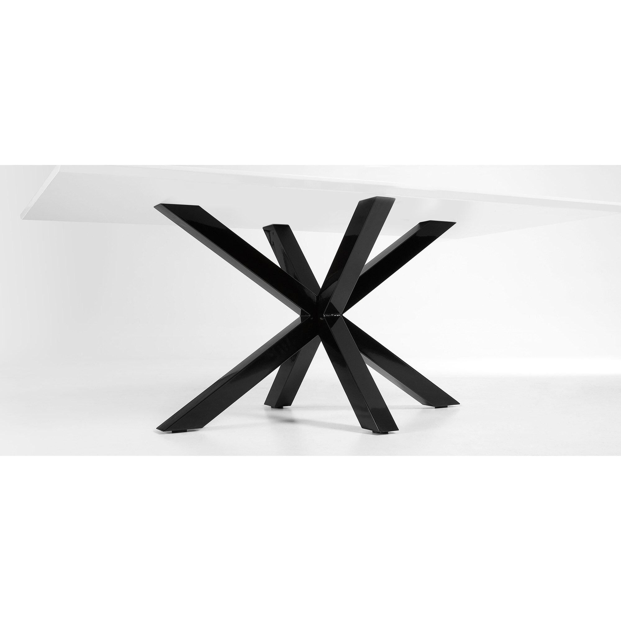Kave Home Eettafel 'Argo' Melamine, 180 x 100cm, kleur Wit