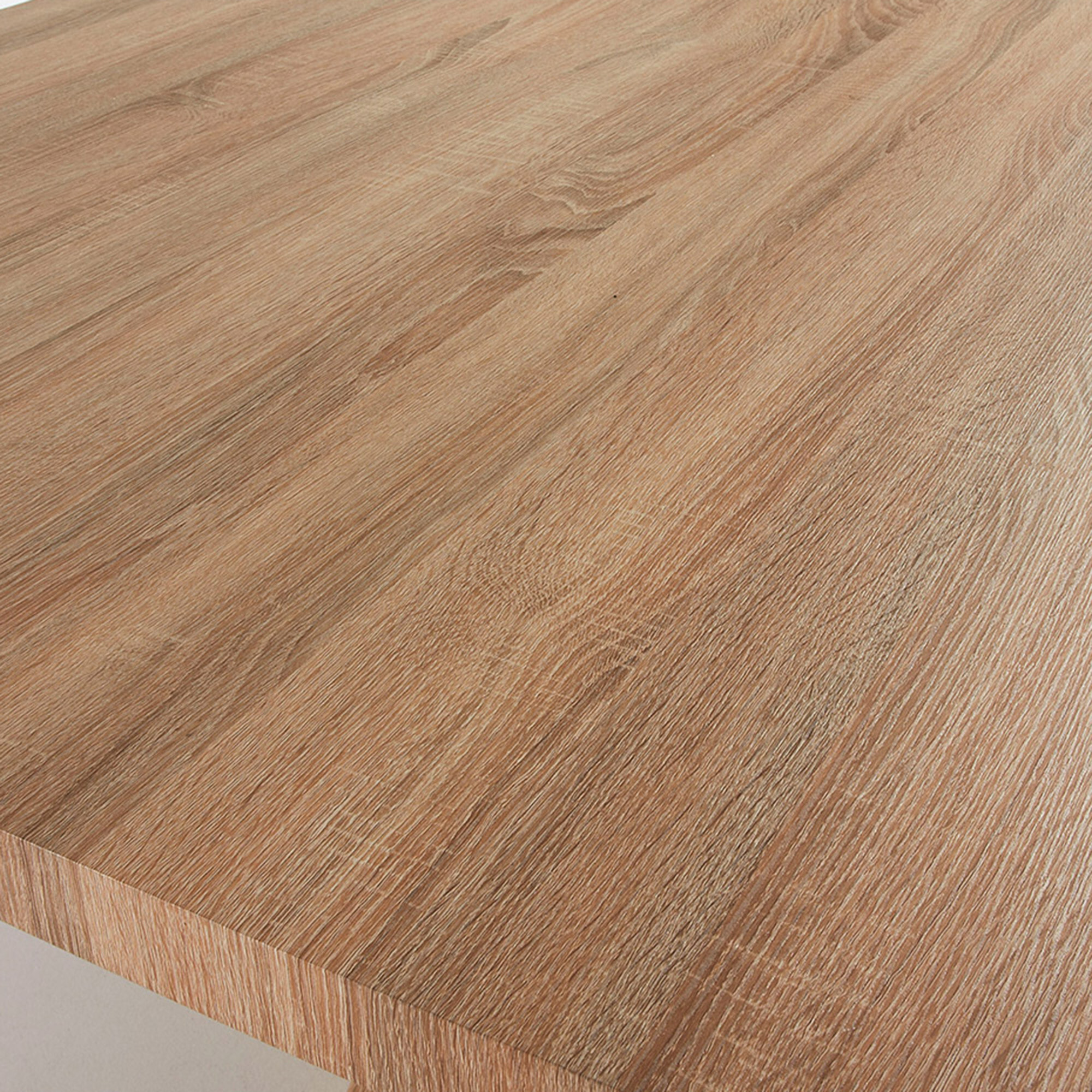 Kave Home Eettafel 'Argo' Eikenlook, 200 x 100cm, kleur Naturel