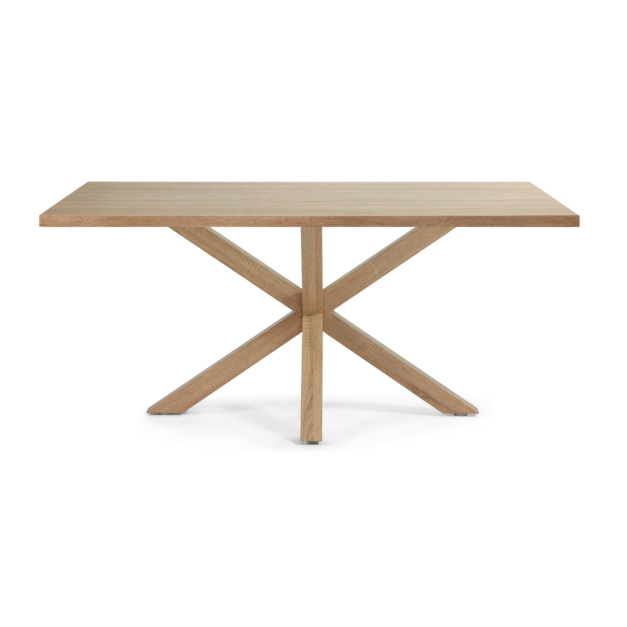 Kave Home Eettafel 'Argo' Eikenlook, 180 x 100cm, kleur Naturel