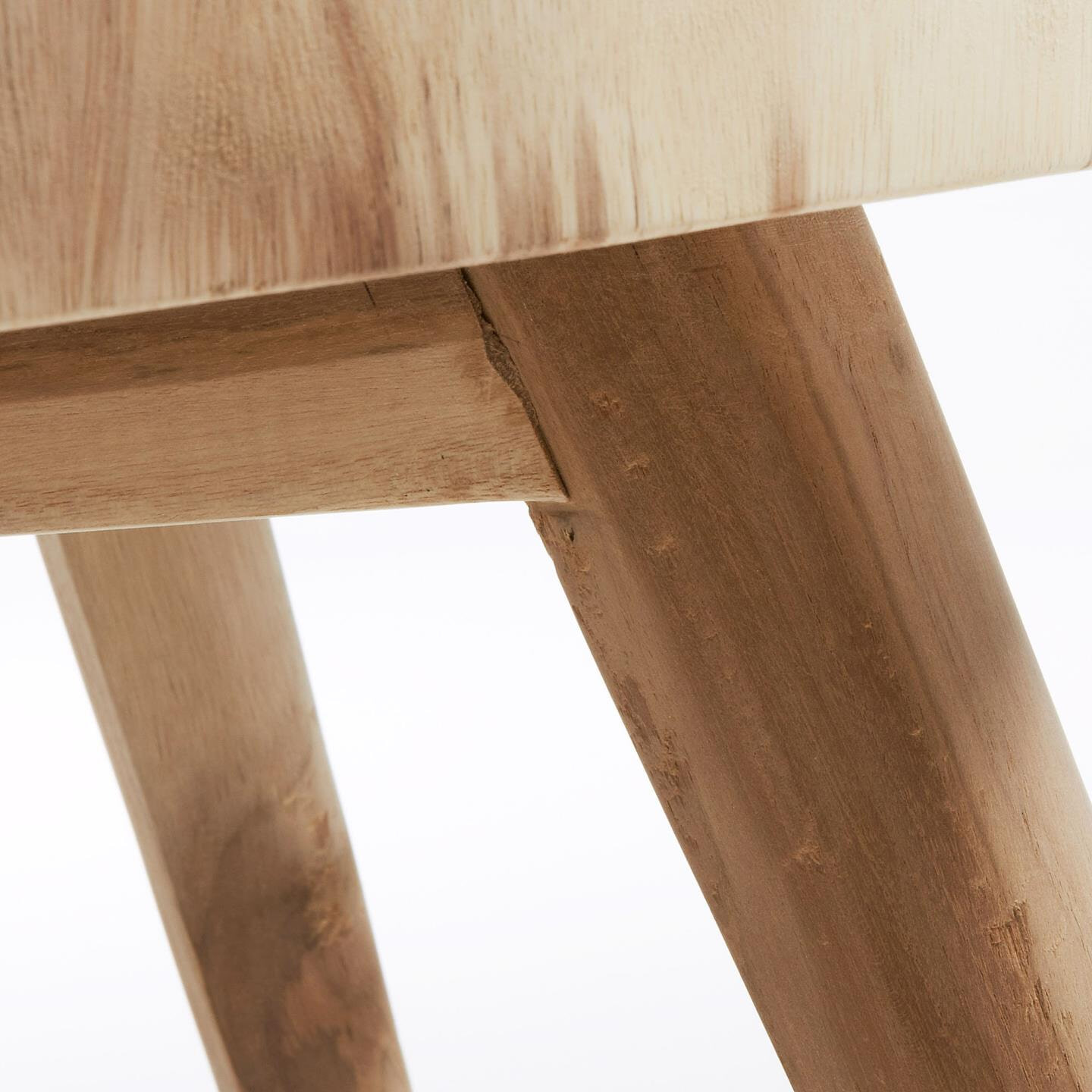 Kave Home Ronde Bijzettafel 'Wellcres' Mungurhout, 65cm
