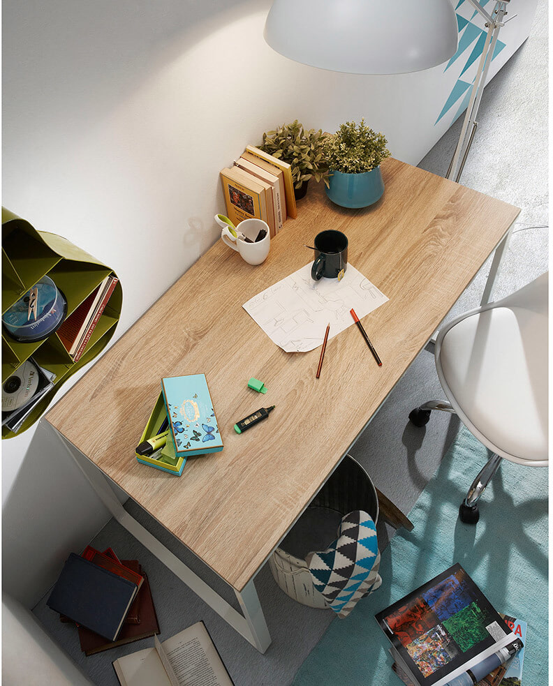 Kave Home Bureau 'Talbot' 120 x 60cm, kleur Wit