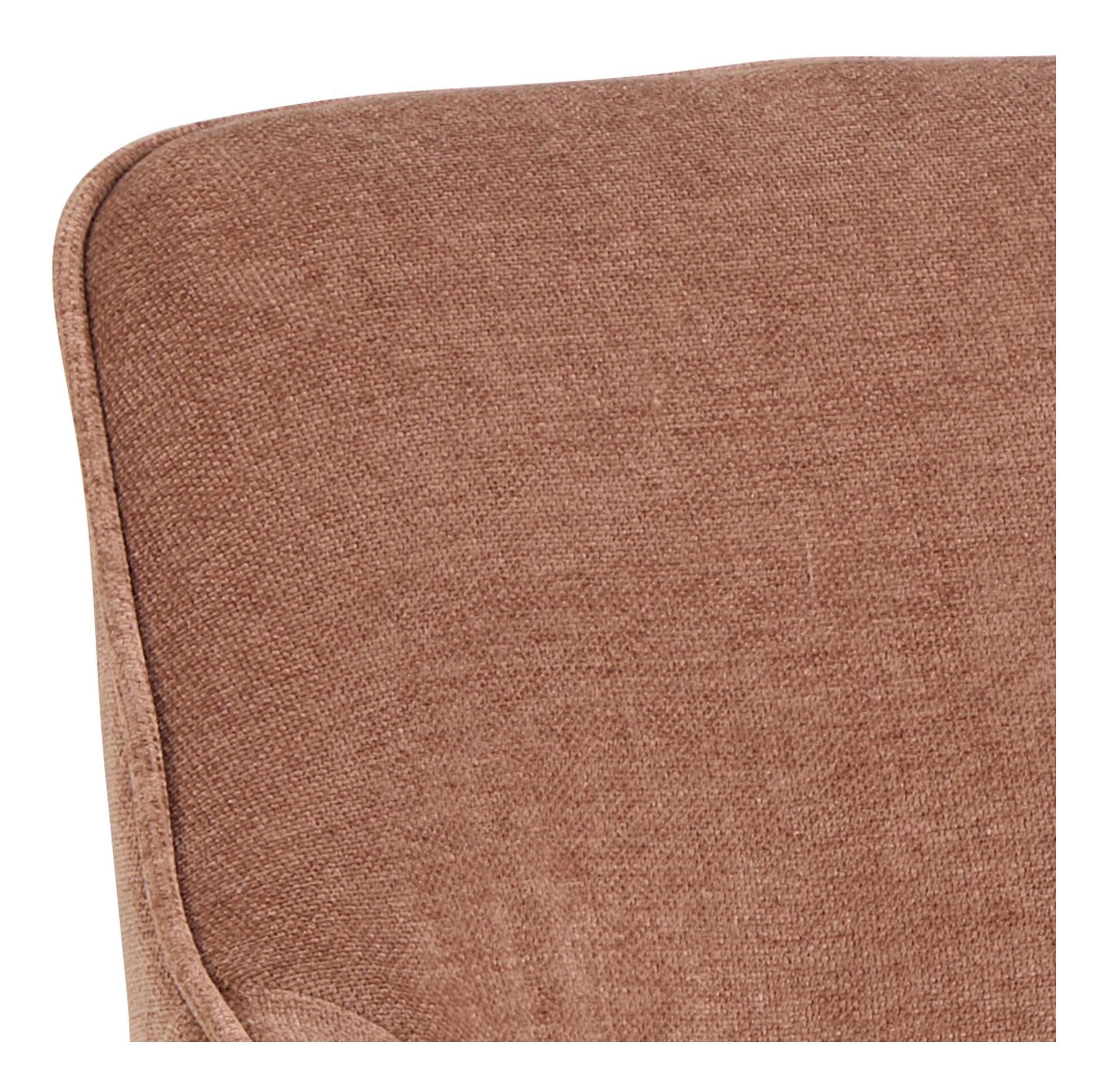 Bendt Draaibare Eetkamerstoel 'Aisling' Chenille, kleur Rosewood