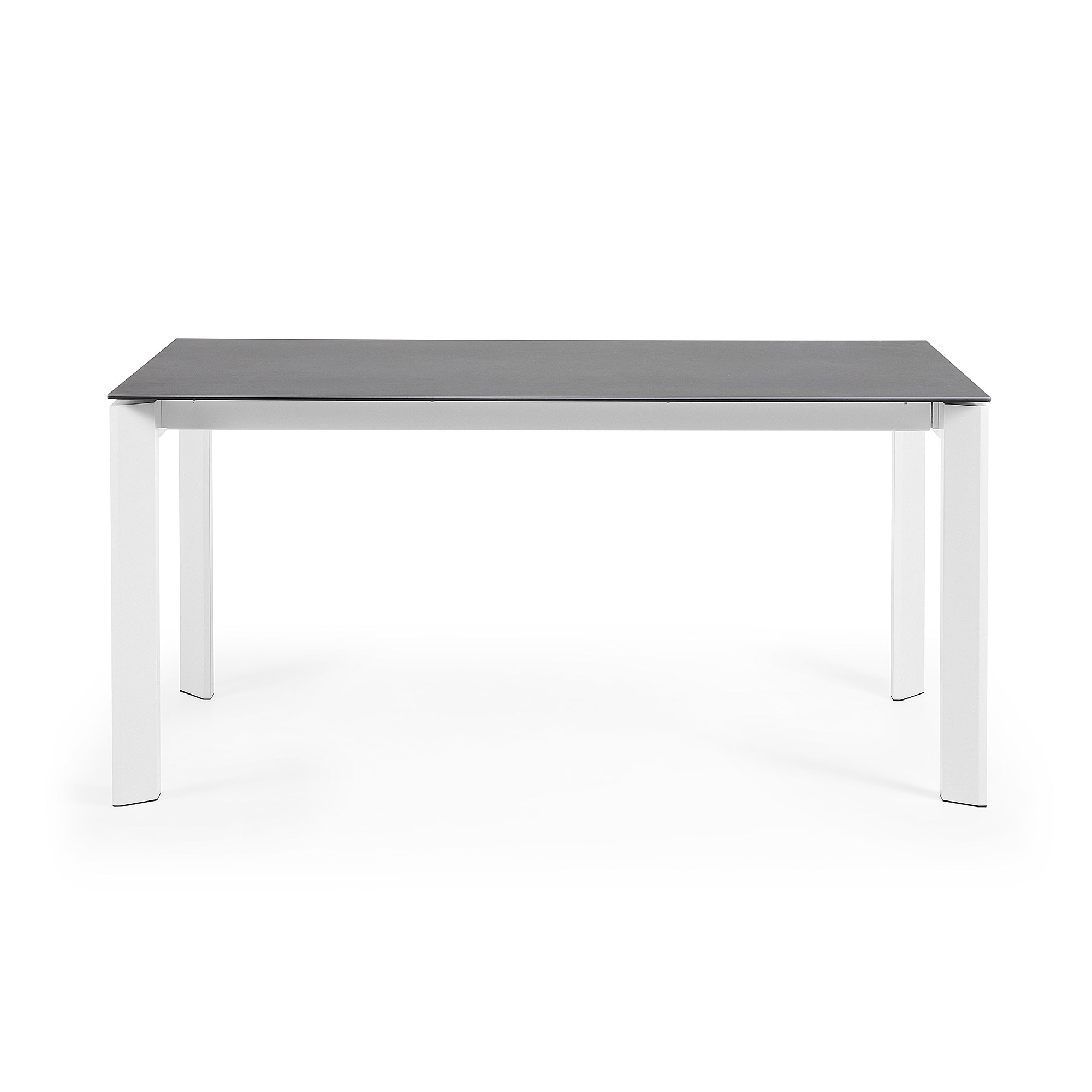Kave Home Uitschuifbare Eettafel 'Axis' 160 - 220 x 90cm, kleur Wit