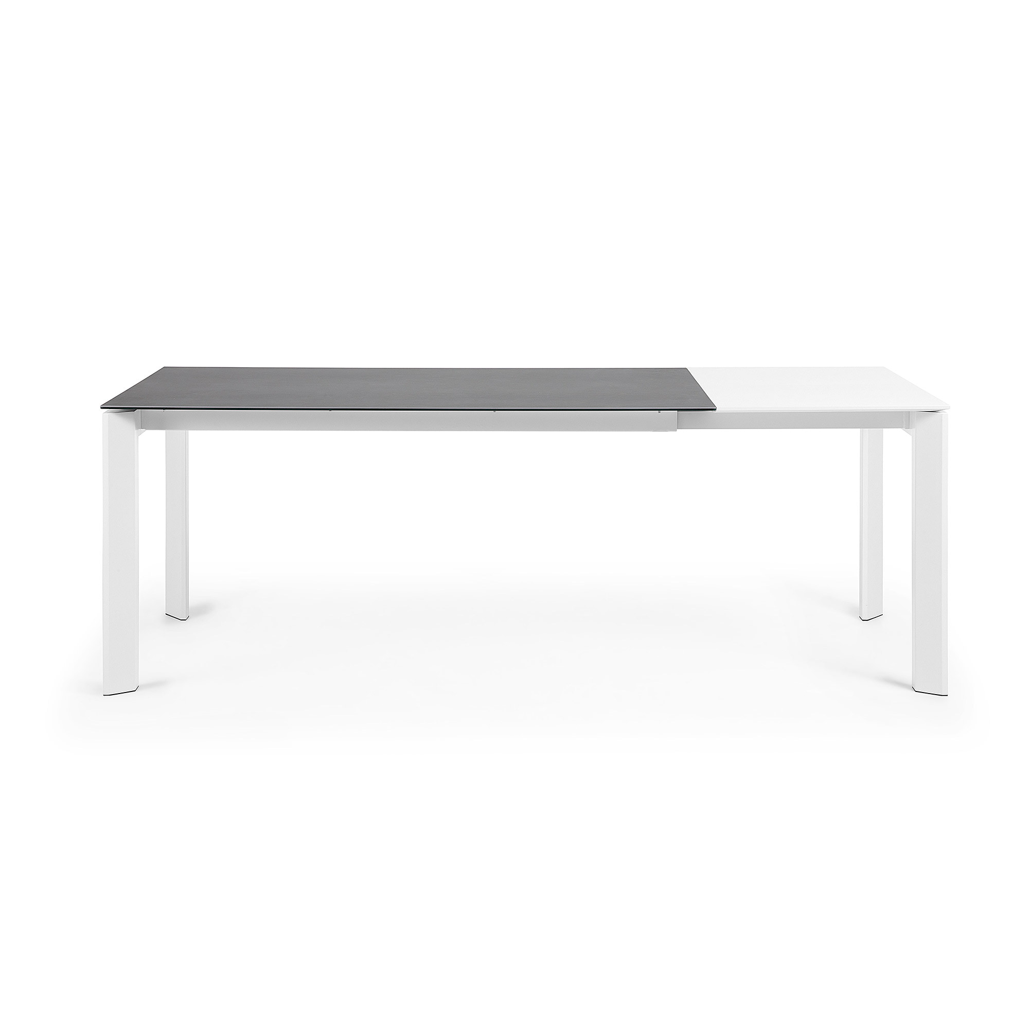 Kave Home Uitschuifbare Eettafel 'Axis' 160 - 220 x 90cm, kleur Wit