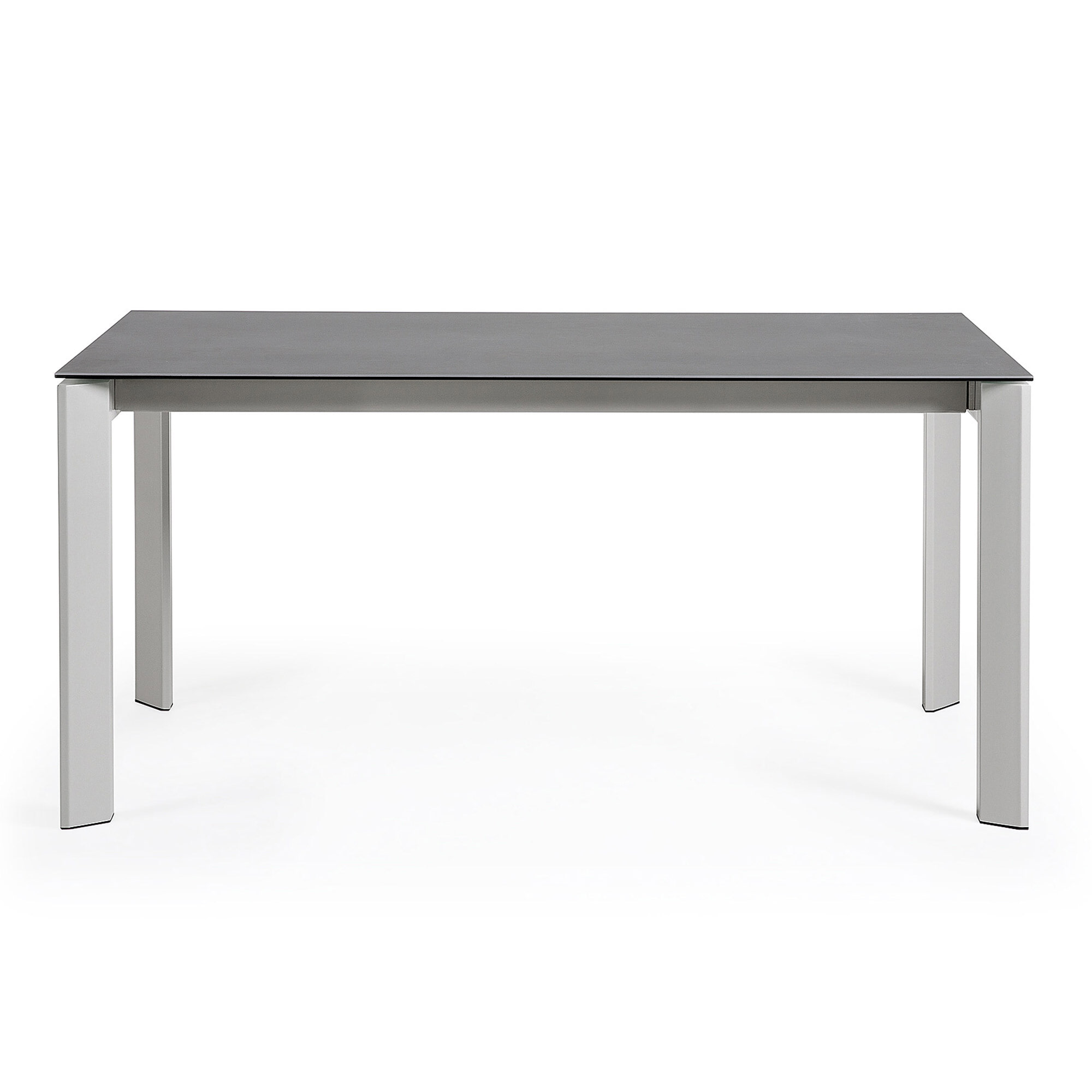 Kave Home Uitschuifbare Eettafel 'Axis' 160 - 220 x 90cm, kleur Grijs