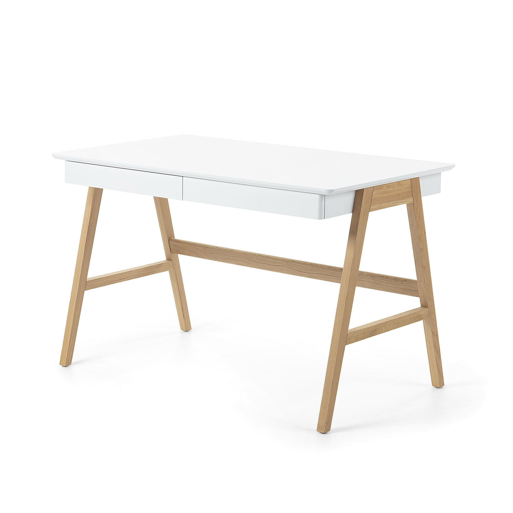 Kave Home Bureau 'Dyana' kleur Naturel / Wit